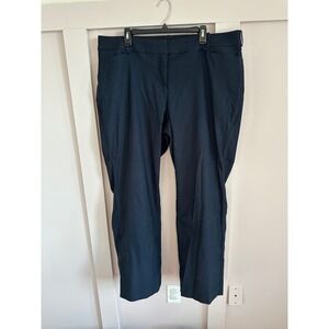 Lane Bryant Navy Blue Dress Pants Trousers Plus Size 22 Stretch Professional